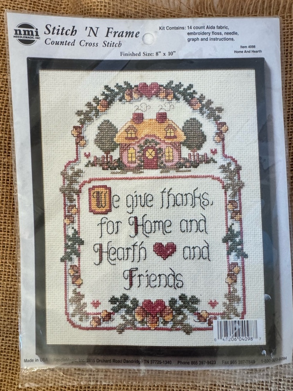Counted Cross Stitch Kit - Inspirational Design